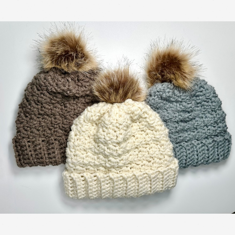 display of the wrenley bulky beanie